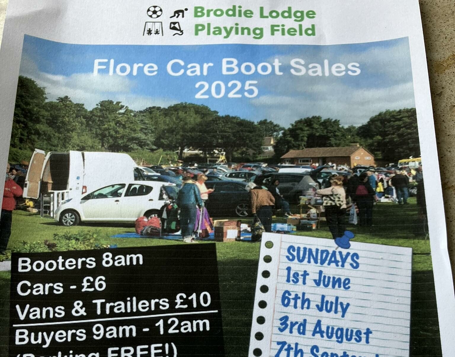 Flore car boot sale