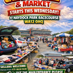 Haydock Racecourse car boot market